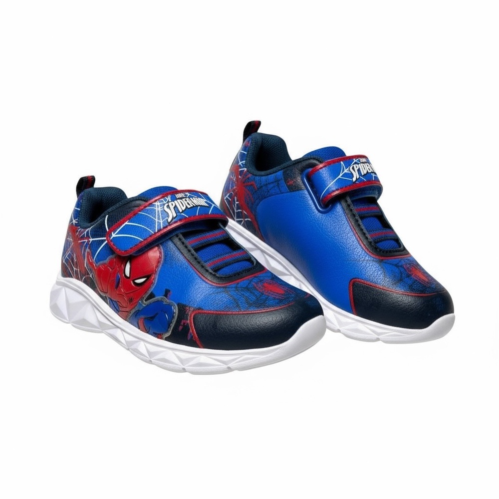 Spider-Man Kids' Blue and Red Sneakers